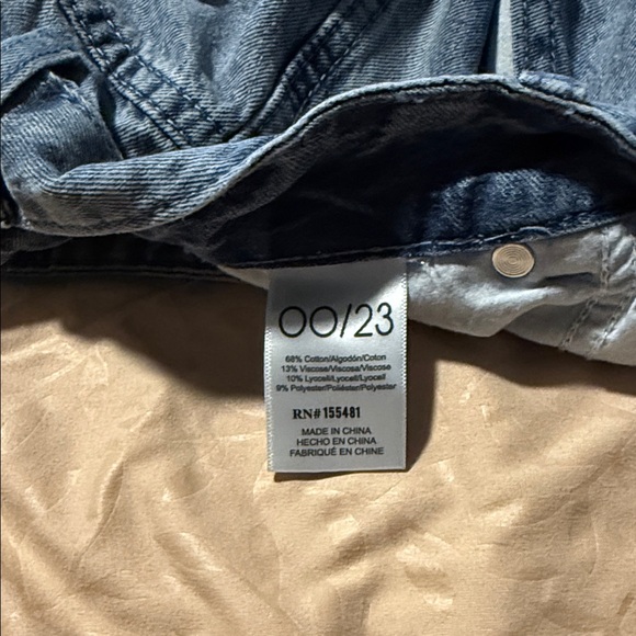 Stylish Blue Cargo Wide Leg Jeans - Picture 8 of 8